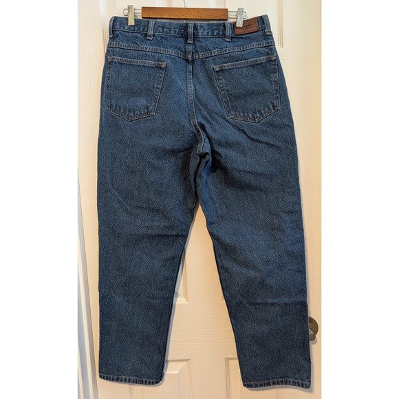 LL Bean Jeans Mens 33x29 (tag 36x30) Natural Fit Straight Leg Cotton VERY NICE! - Picture 3 of 8